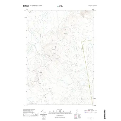 2021 Map of Greenfield, 2021 Print