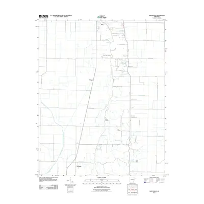 2011 Map of Greenfield, 2011 Print
