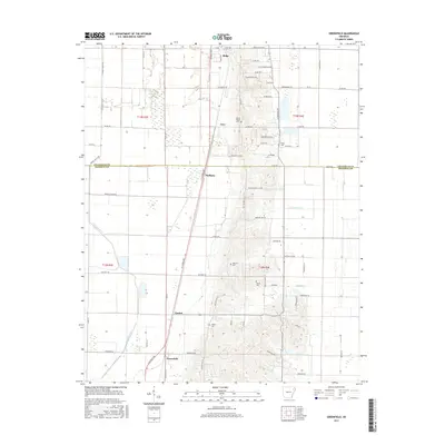 2017 Map of Greenfield, 2017 Print