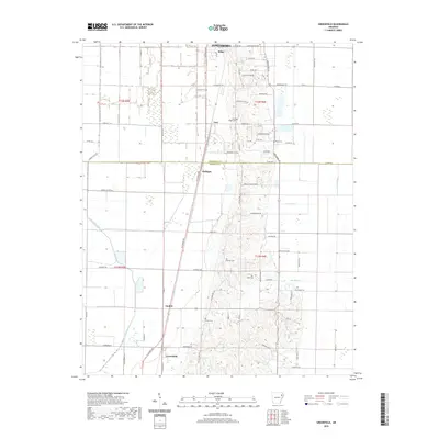 2020 Map of Greenfield, 2020 Print