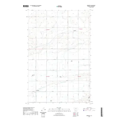 2020 Map of Greenfield, 2020 Print