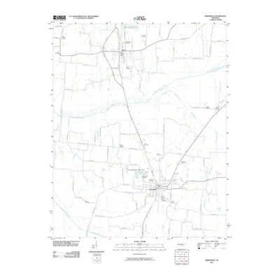 2010 Map of Greenfield, 2010 Print