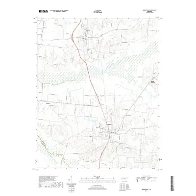 2019 Map of Greenfield, 2019 Print