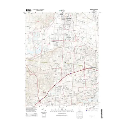 2013 Map of Greenhills, 2013 Print