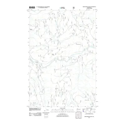 2011 Map of Greenhorn Buttes, 2011 Print