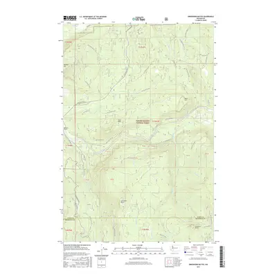 2017 Map of Greenhorn Buttes, 2017 Print