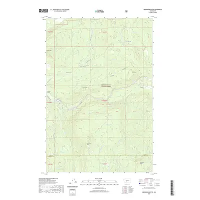 2020 Map of Greenhorn Buttes, 2020 Print
