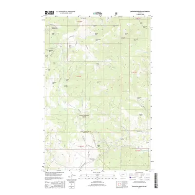 2017 Map of Greenhorn Mountain, 2017 Print