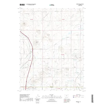 2019 Map of Greenland, 2019 Print