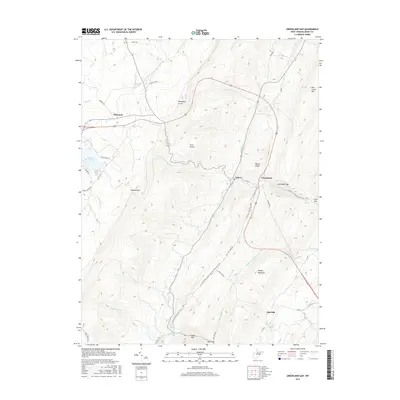2016 Map of Greenland Gap, 2016 Print