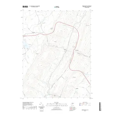 2019 Map of Greenland Gap, 2019 Print