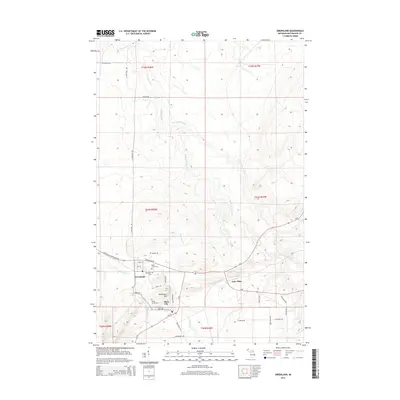 2014 Map of Greenland, 2014 Print