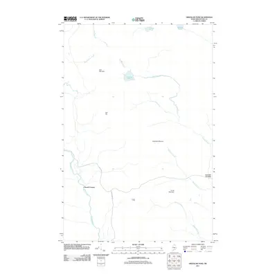 2011 Map of Greenlaw Pond, 2011 Print