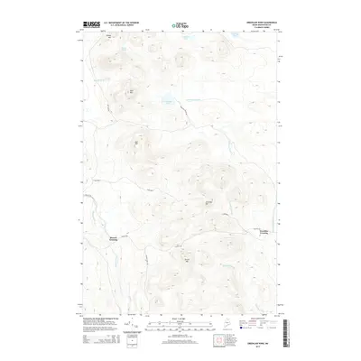 2014 Map of Greenlaw Pond, 2014 Print