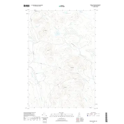 2018 Map of Greenlaw Pond, 2018 Print