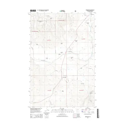 2014 Map of Greenough, 2014 Print