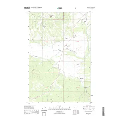 2020 Map of Greenough, 2020 Print