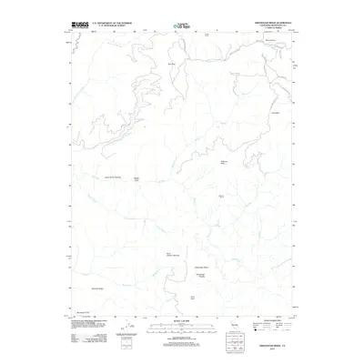 2012 Map of Greenough Ridge, 2012 Print