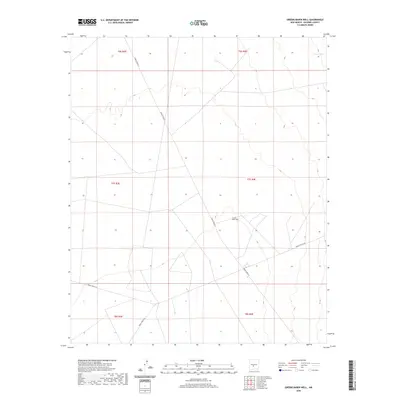 2020 Map of Greens Baber Well, 2020 Print