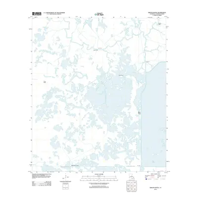2012 Map of Greens Bayou, 2012 Print