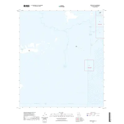 2018 Map of Greens Bayou, 2018 Print