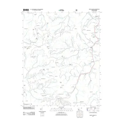 2011 Map of Greens Creek, 2011 Print