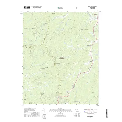 2019 Map of Greens Creek, 2019 Print