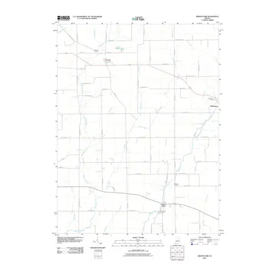 2010 Map of Greens Fork, 2010 Print