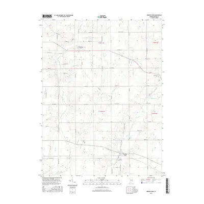 2016 Map of Greens Fork, 2016 Print