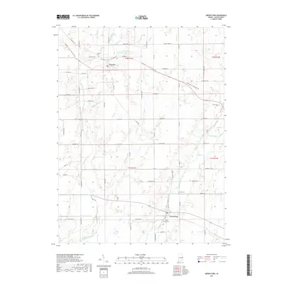 2019 Map of Greens Fork, 2019 Print