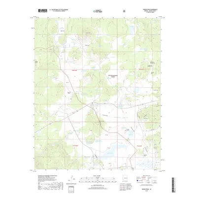 2018 Map of Greens Peak, 2018 Print