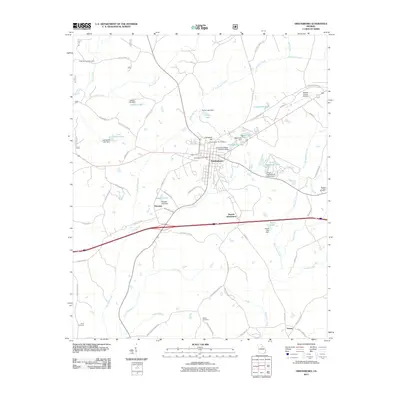 2011 Map of Greensboro, 2011 Print