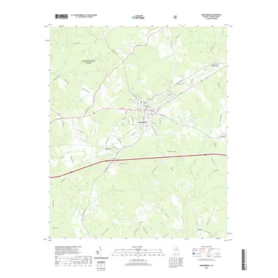 2020 Map of Greensboro, 2020 Print