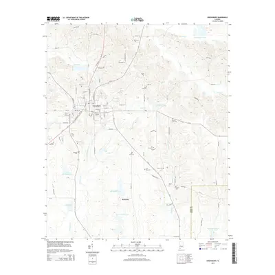 2014 Map of Greensboro, 2014 Print