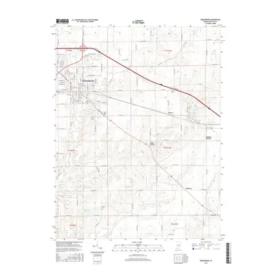 2016 Map of Greensburg, 2016 Print