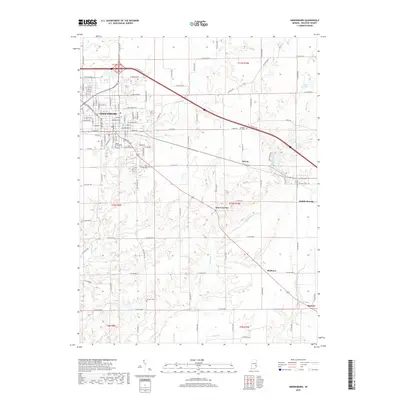2019 Map of Greensburg, 2019 Print