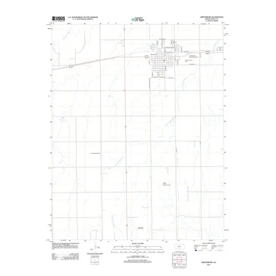 2012 Map of Greensburg, 2012 Print