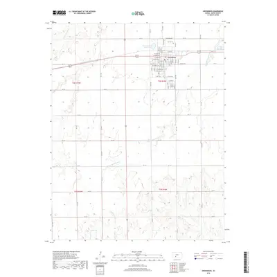 2018 Map of Greensburg, 2018 Print