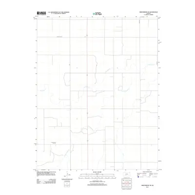 2012 Map of Greensburg NE, 2012 Print