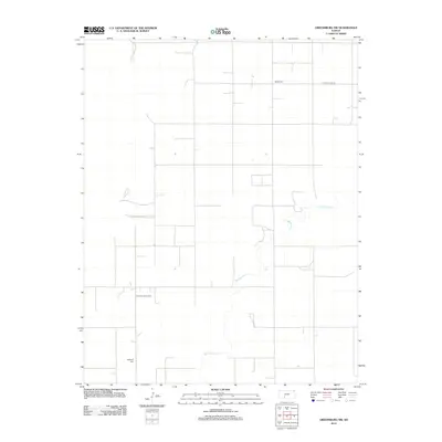 2012 Map of Greensburg NW, 2012 Print