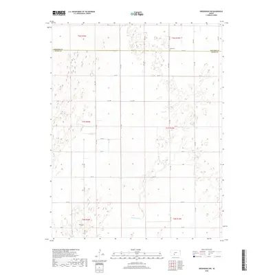 2018 Map of Greensburg NW, 2018 Print