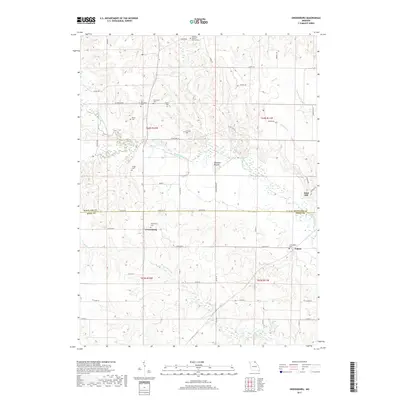 2017 Map of Greensburg, 2017 Print