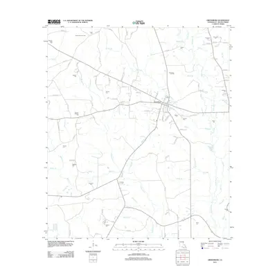 2012 Map of Greensburg, 2012 Print
