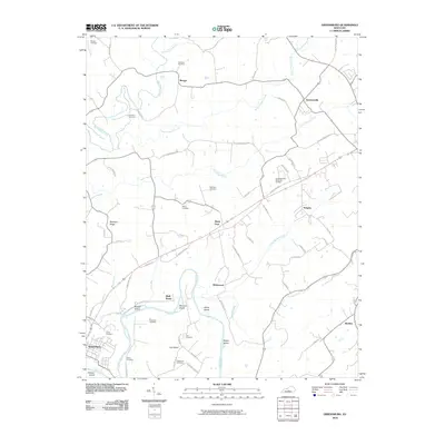 2010 Map of Greensburg, 2010 Print