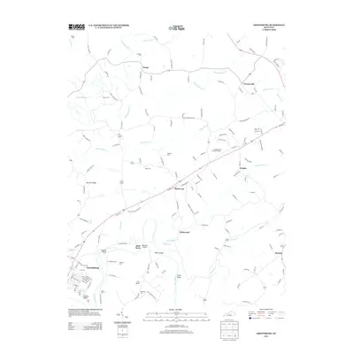 2013 Map of Greensburg, 2013 Print