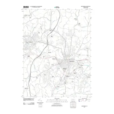 2010 Map of Greensburg, 2010 Print
