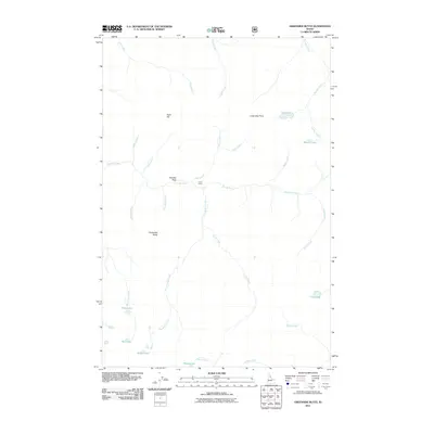 2011 Map of Greenside Butte, 2011 Print
