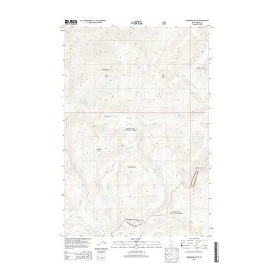 2013 Map of Greenside Butte, 2013 Print