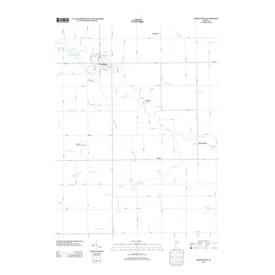 2013 Map of Greentown, 2013 Print
