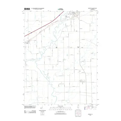 2012 Map of Greenup, 2012 Print